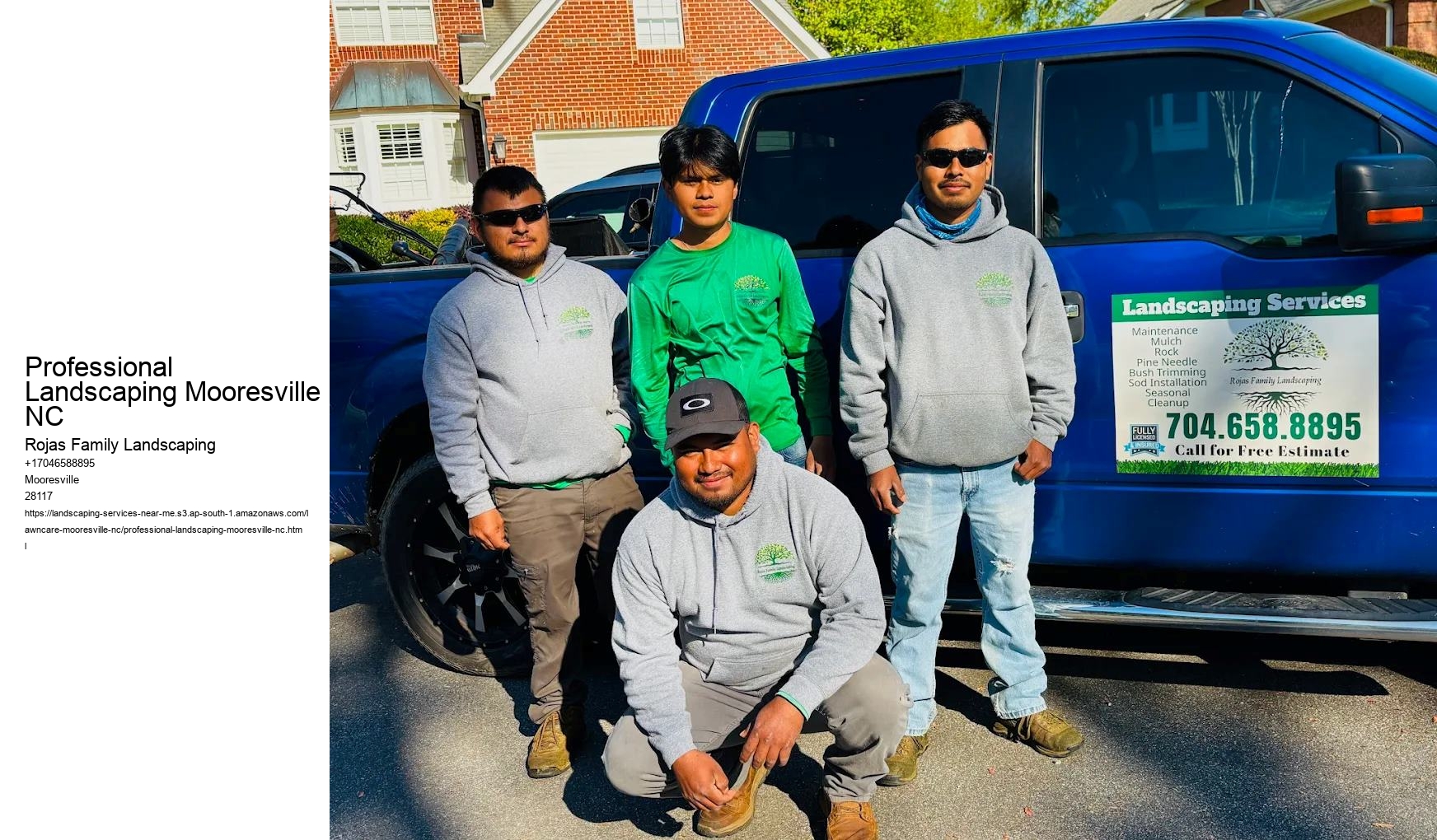 Professional Landscaping Mooresville NC